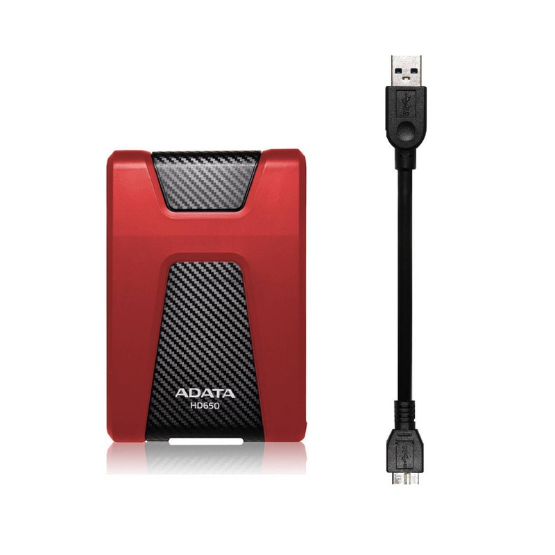 هارد اکسترنال ای دیتا مدل DashDrive Durable HD650 ظرفیت یک ترابایت دارای رابط USB Type-A 3.0