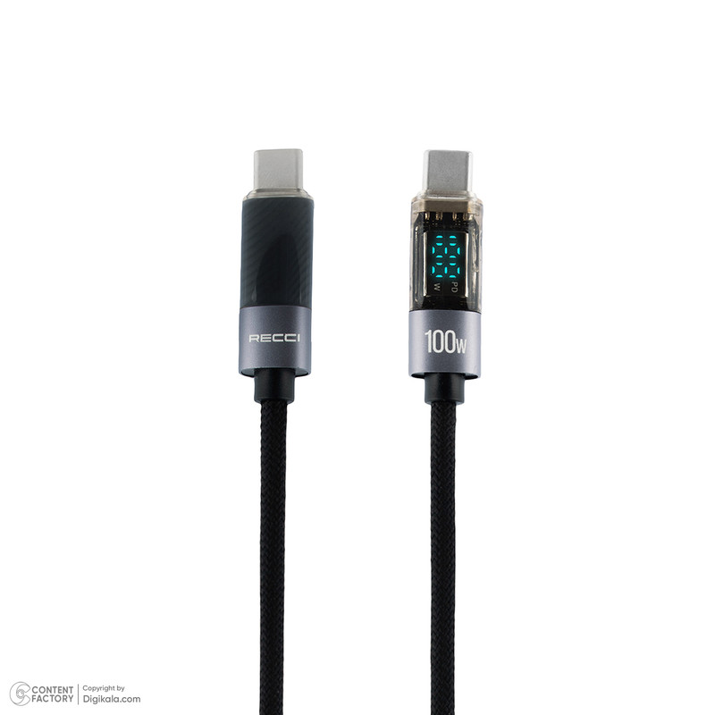 کابل USB-C رسی مدل RS16CC طول 1.2 متر