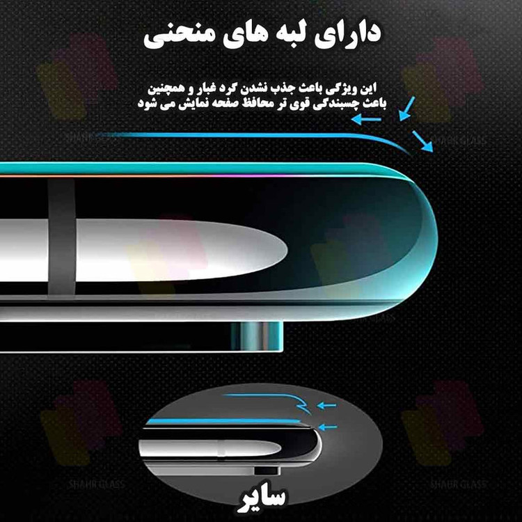 محافظ صفحه نمایش آنتی استاتیک مناسب برای گوشی موبایل سامسونگ Galaxy A26 5G - A16