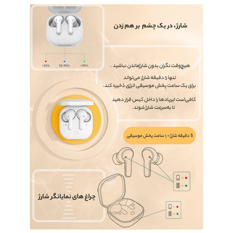 هندزفری بی سیم کیو سی وای مدل QCY T13