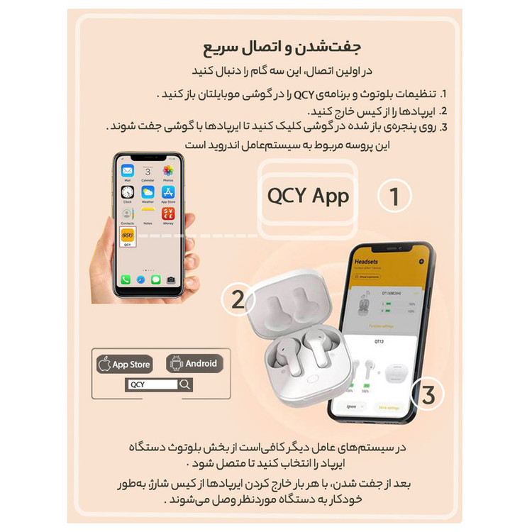 هندزفری بی سیم کیو سی وای مدل QCY T13