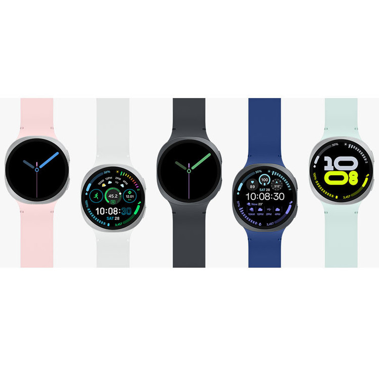 ساعت هوشمند 44 میلیمتری سامسونگ مدل Galaxy Watch 8 با بند پلاستیکی