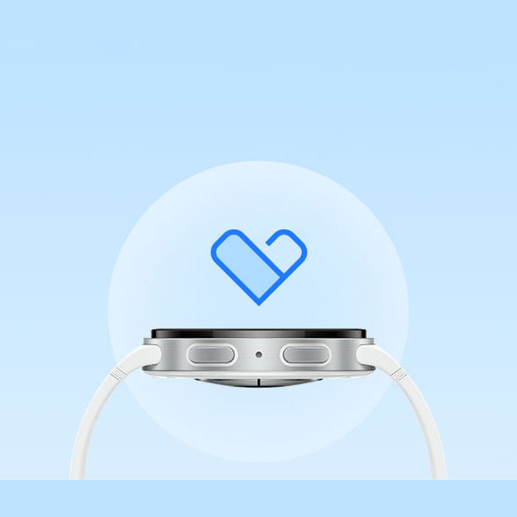 ساعت هوشمند 44 میلیمتری سامسونگ مدل Galaxy Watch 8 با بند پلاستیکی