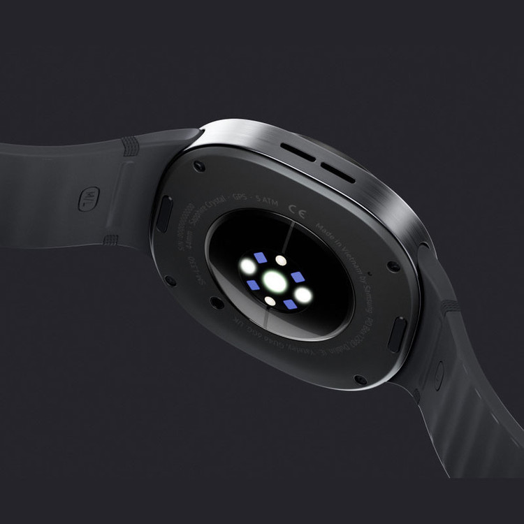ساعت هوشمند 44 میلیمتری سامسونگ مدل Galaxy Watch 8 با بند پلاستیکی