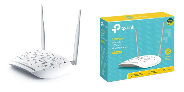 مودم روتر ADSL2 Plus بیسیم N300 تی پی-لینک مدل TD-W8961N_V1