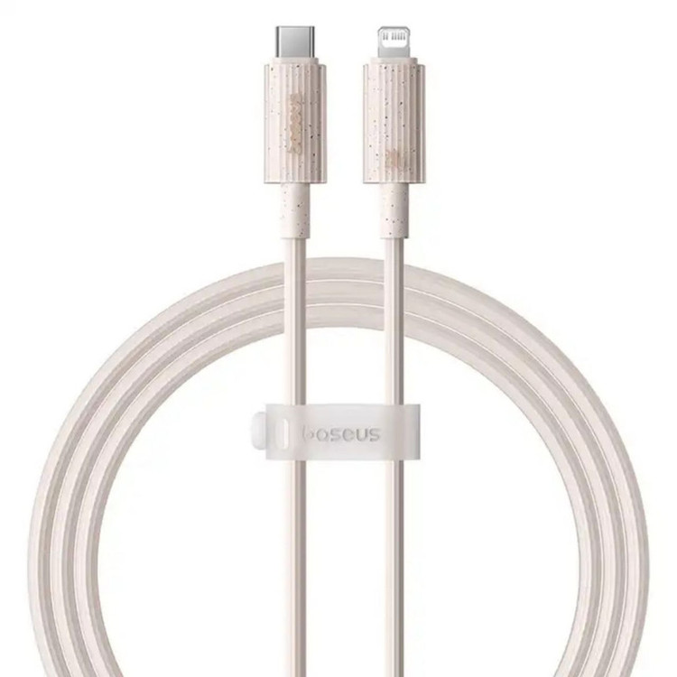 کابل تبدیل USB-C به لایتنینگ بیسوس مدل Habitat Series 20W PD طول 2 متر