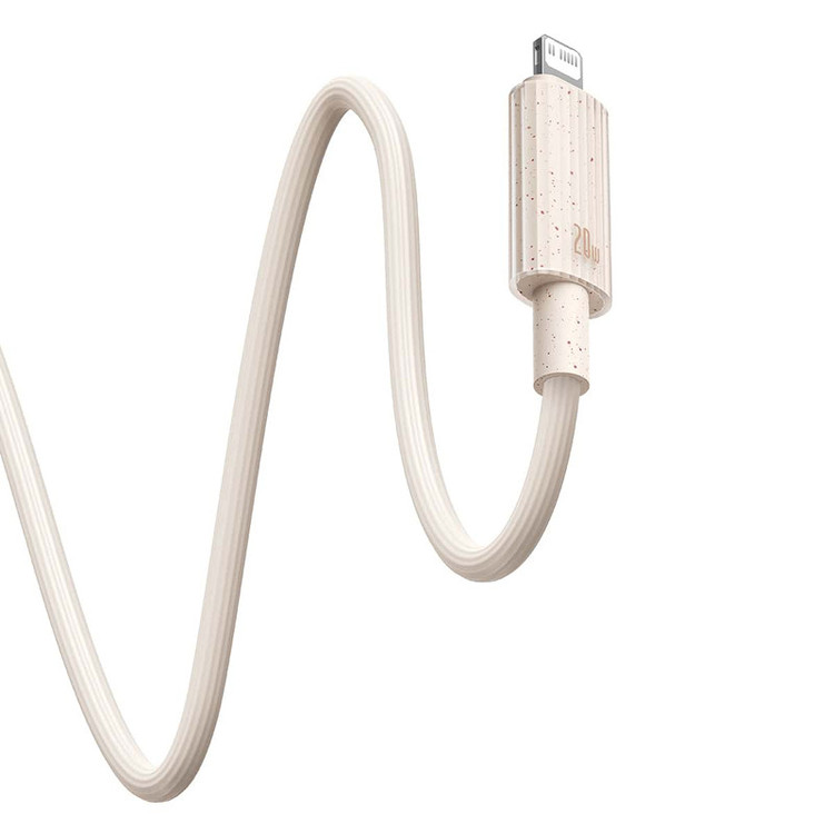 کابل تبدیل USB-C به لایتنینگ بیسوس مدل Habitat Series 20W PD طول 2 متر
