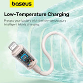 کابل تبدیل USB-C به لایتنینگ بیسوس مدل Habitat Series 20W PD طول 2 متر