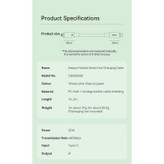 کابل تبدیل USB-C به لایتنینگ بیسوس مدل Habitat Series 20W PD طول 2 متر