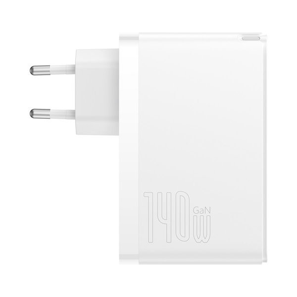 شارژر دیواری 140 وات باسئوس مدل Baseus Ga5 Pro Fast Charger 2C+U 140W EU CCGP10020