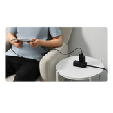 شارژر دیواری 140 وات باسئوس مدل Baseus Ga5 Pro Fast Charger 2C+U 140W EU CCGP10020