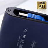 هارد اکسترنال سیلیکون پاور مدل Armor A80 ظرفیت یک ترابایت دارای رابط USB Type-A 3.2