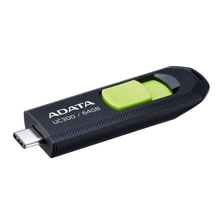 فلش مموری ای دیتا مدل UC300 ظرفیت 64 گیگابایت با رابط USB 3.2