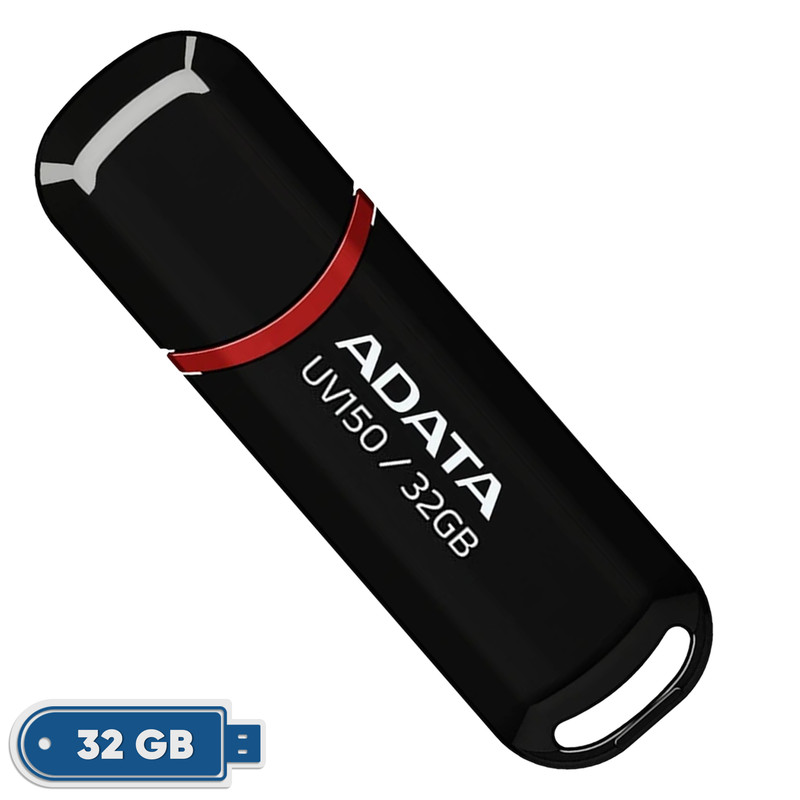 فلش مموری ای دیتا مدل UV150 ظرفیت 32 گیگابایت با رابط USB 2.0