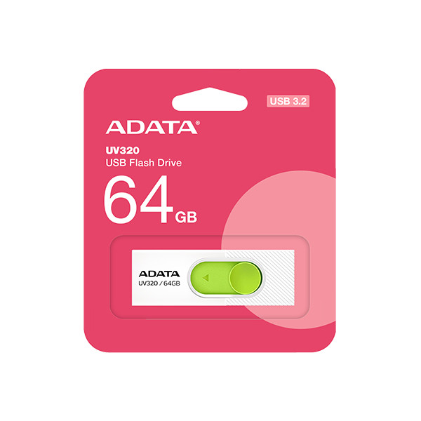 فلش مموری ای دیتا مدل UV320 ظرفیت 64 گیگابایت با رابط USB 3.2