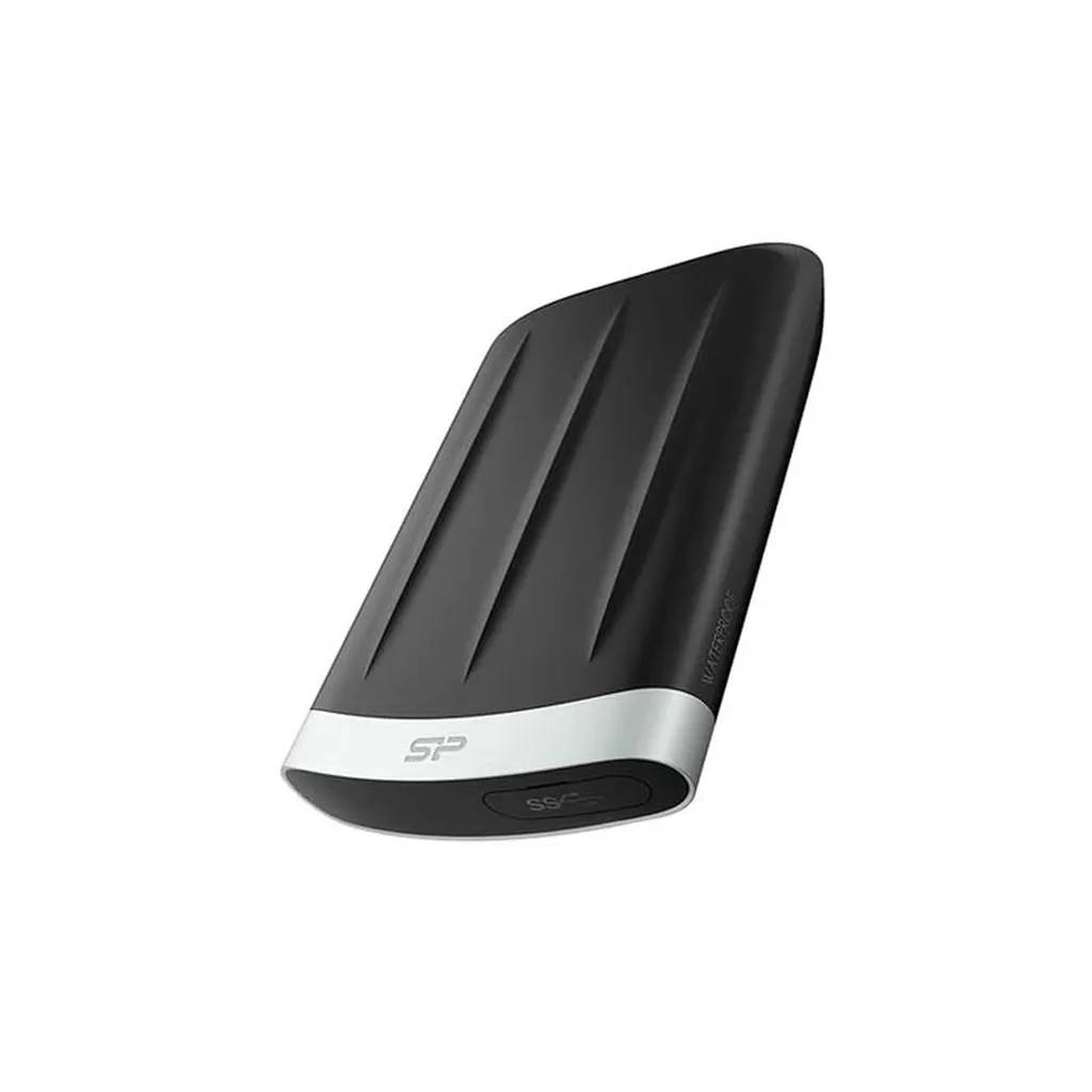 هارد اکسترنال سیلیکون پاور مدل Armor A65 ظرفیت دو ترابایت دارای رابط USB Type-A 3.2