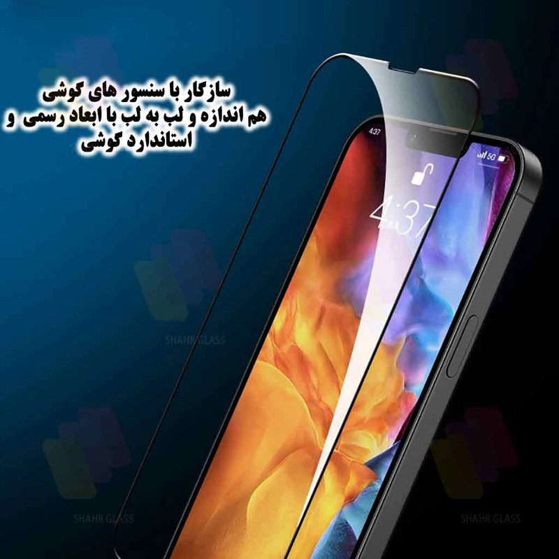 محافظ صفحه نمایش گلس آنتی استاتیک مناسب برای گوشی موبایل اپل iPhone 17 Pro Max