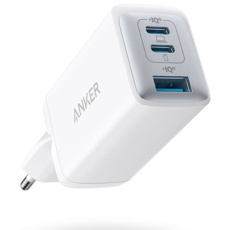 شارژر دیواری 65 وات انکر مدل 2667 Anker با یک خروجی USB و دو خروجی USB-C