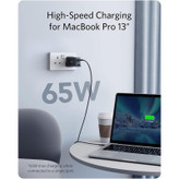 شارژر دیواری 65 وات انکر مدل 2667 Anker با یک خروجی USB و دو خروجی USB-C