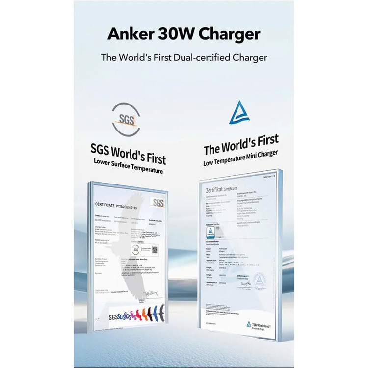 شارژر دیواری 30 وات انکر مدل Anker Zolo Charger 2698