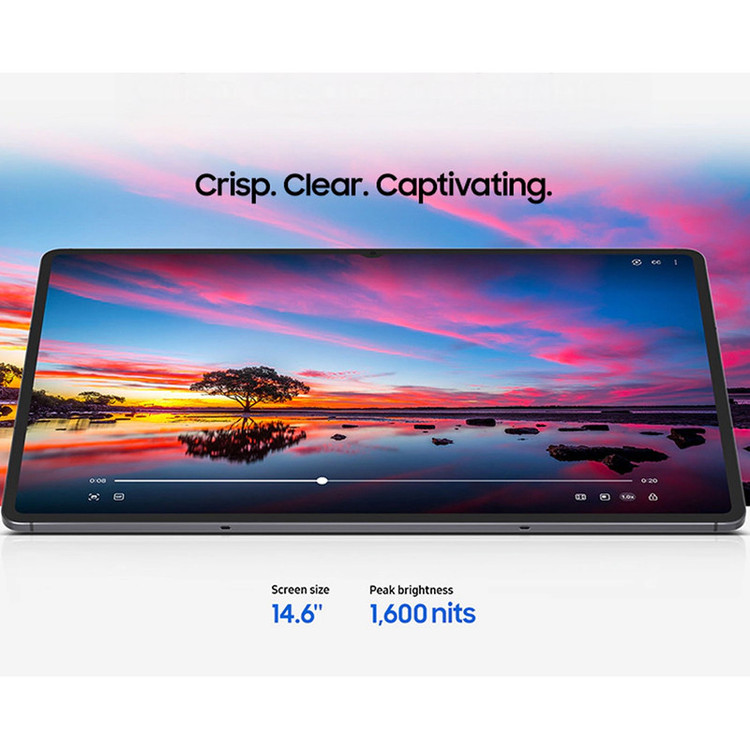 تبلت ۱۴.۶ اینچ سامسونگ مدل Galaxy Tab S11 Ultra Wi-Fi ظرفیت 256 گیگابایت و رم 12 گیگابایت، رزولوشن دوربین ۱۳ مگاپیکسل، پشتیبانی از قلم و کیبورد
