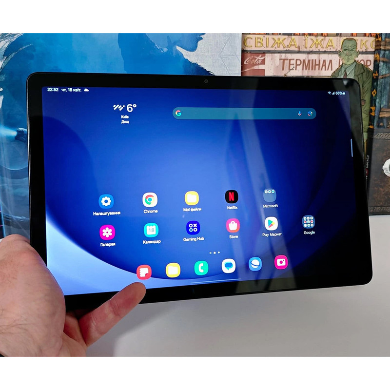 تبلت ۱۱ اینچ سامسونگ مدل Galaxy Tab A9 Plus 5G ظرفیت 64 گیگابایت و رم 4 گیگابایت به همراه شارژر