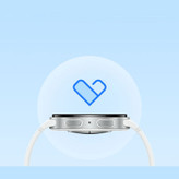 ساعت هوشمند 40 میلیمتری سامسونگ مدل Galaxy Watch 8 با بند پلاستیکی