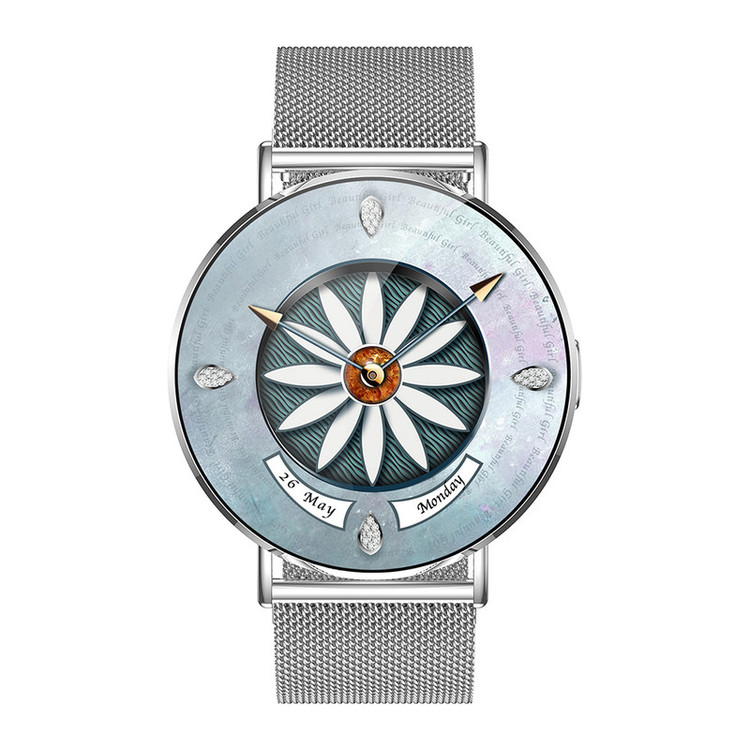 ساعت هوشمند 41 میلیمتری تی سی اچ مدل LX1 Moon با بند فلزی