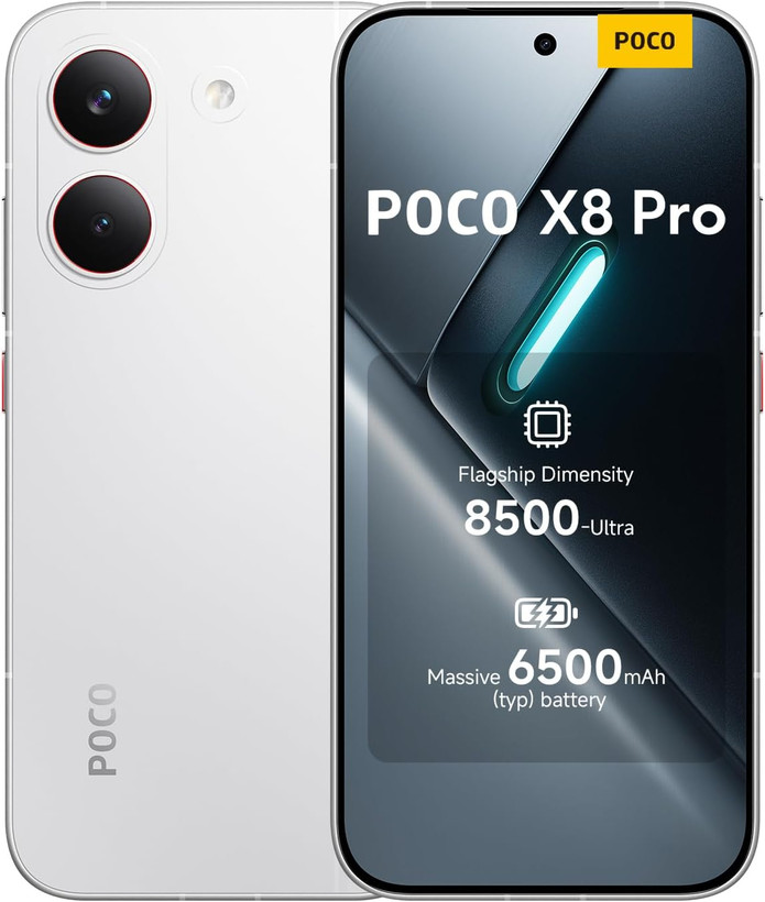 گوشی موبایل شیائومی مدل Poco X8 Pro 5G دو سیم کارت ظرفیت 256 گیگابایت و رم 8 گیگابایت - گلوبال