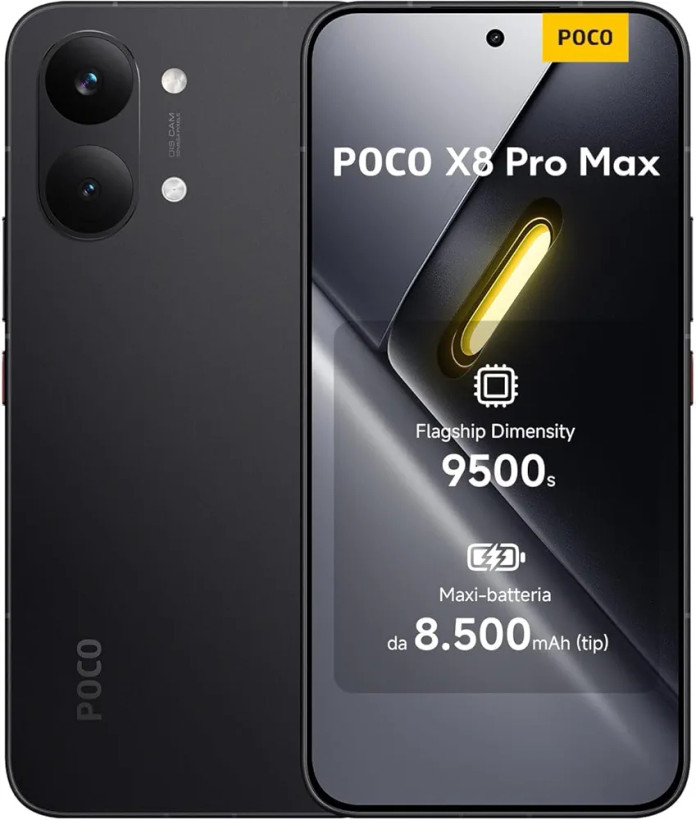 گوشی موبایل شیائومی مدل Poco X8 Pro Max 5G دو سیم کارت ظرفیت 512 گیگابایت و رم 12 گیگابایت - گلوبال