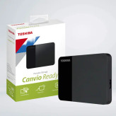 هارد اکسترنال توشیبا مدل Canvio Ready ظرفیت دو ترابایت دارای رابط USB Type-A 3.0