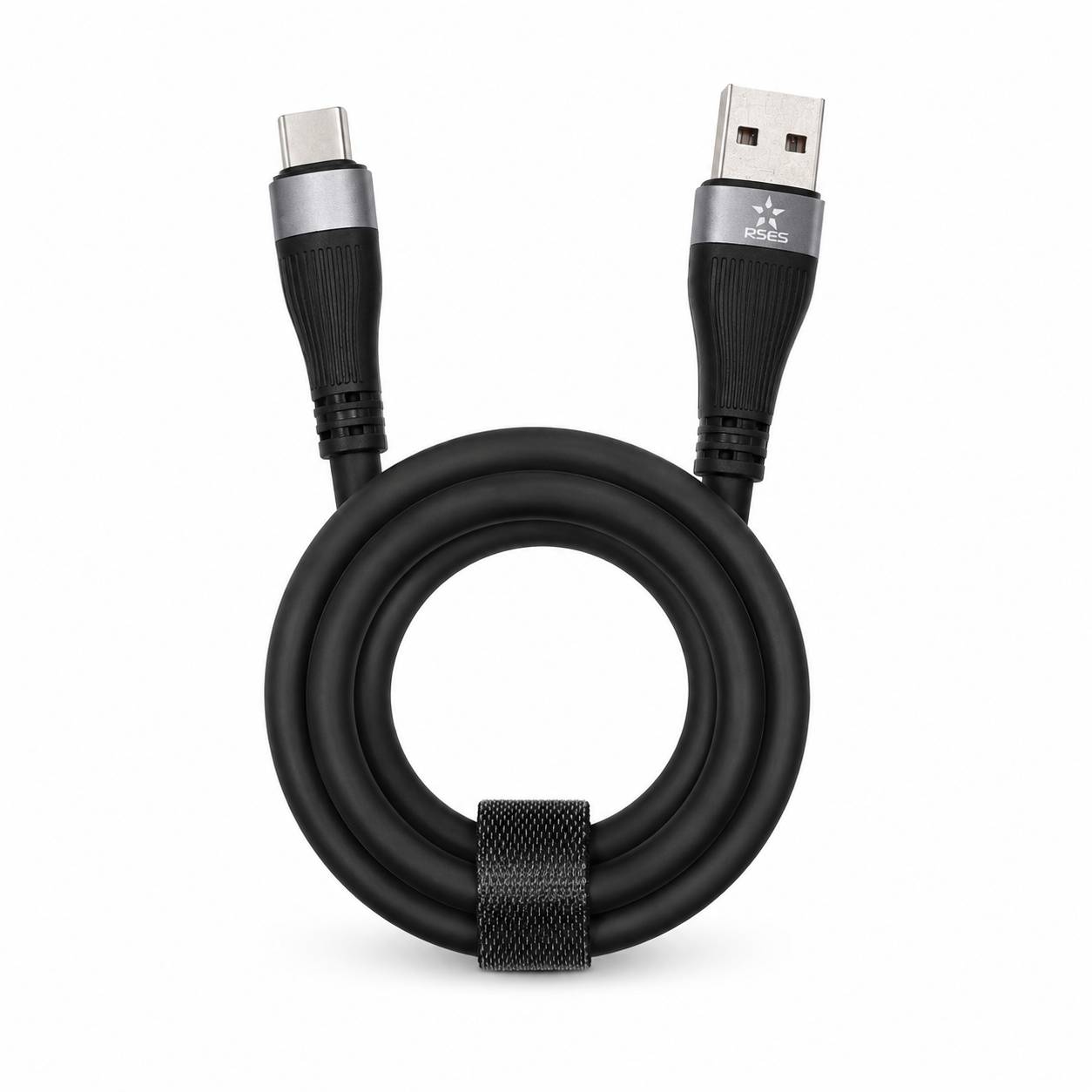 کابل دوسر تایپ سی دیتادار RSES مدلC-09 با سرعت 6 آمپر فست شارژ