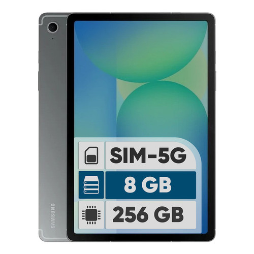 تبلت 10.9 اینچ سامسونگ مدل Galaxy Tab S10 Lite با ظرفیت 256 گیگابایت و رم 8 گیگابایت، قابلیت پشتیبانی از سیم کارت، رزولوشن دوربین اصلی ۸ مگاپیکسل، پشتیبانی از قلم