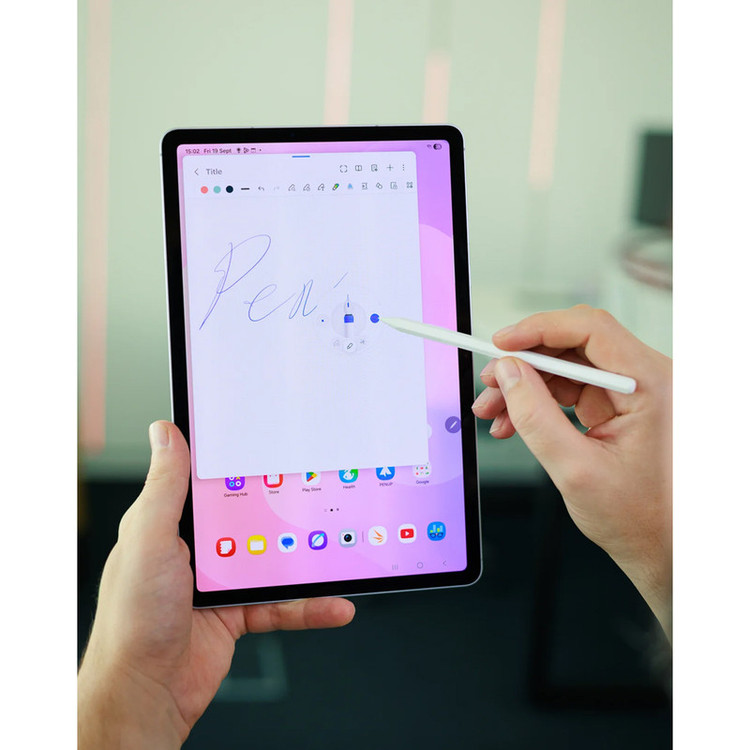 تبلت ۱۱ اینچ سامسونگ مدل Galaxy Tab S11 5G ظرفیت 128 گیگابایت و رم 12 گیگابایت، قابلیت پشتیبانی از سیم کارت، رزولوشن دوربین ۱۳ مگاپیکسل، پشتیبانی از قلم و کیبورد