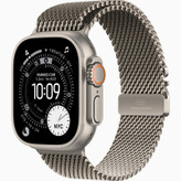 ساعت هوشمند 49 میلی متری اپل مدل Ultra 3 Natural Titanium Case با بند Titanium Milanese