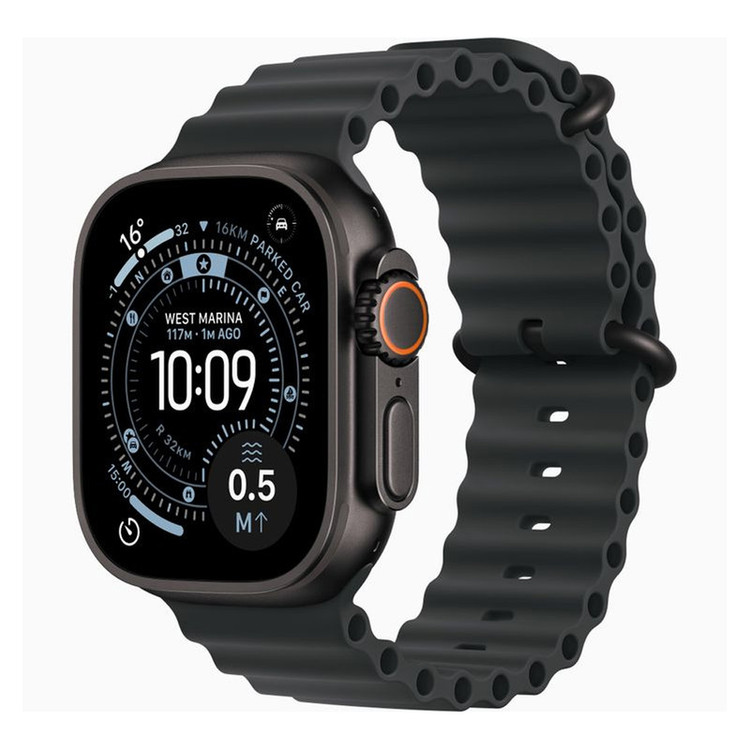 ساعت هوشمند 49 میلی متری اپل مدل Ultra 3 Black Titanium Case با بند Ocean
