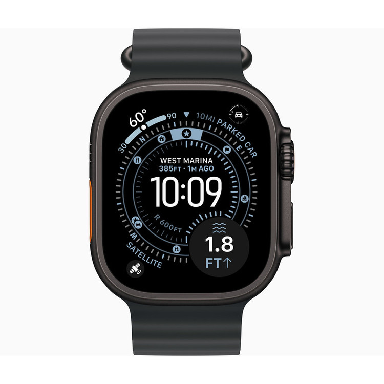 ساعت هوشمند 49 میلی متری اپل مدل Ultra 3 Black Titanium Case با بند Alpine