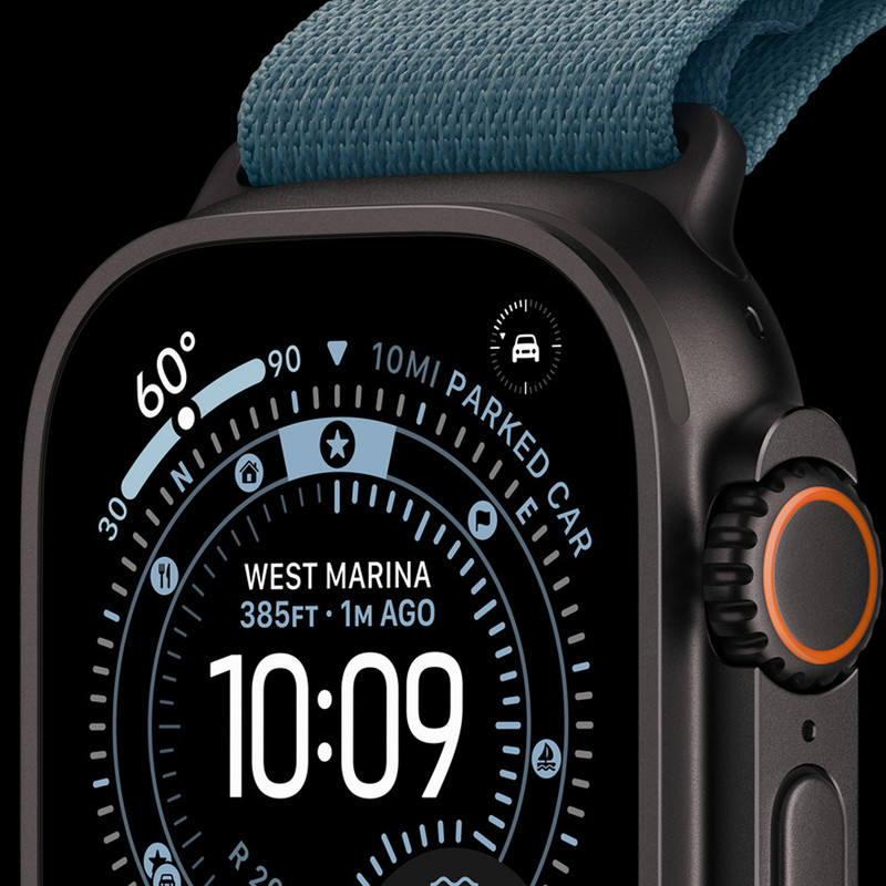 ساعت هوشمند 49 میلی متری اپل مدل Ultra 3 Black Titanium Case با بند Alpine