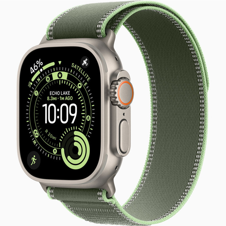 ساعت هوشمند 49 میلی متری اپل مدل Ultra 3 Natural Titanium Case با بند Trail