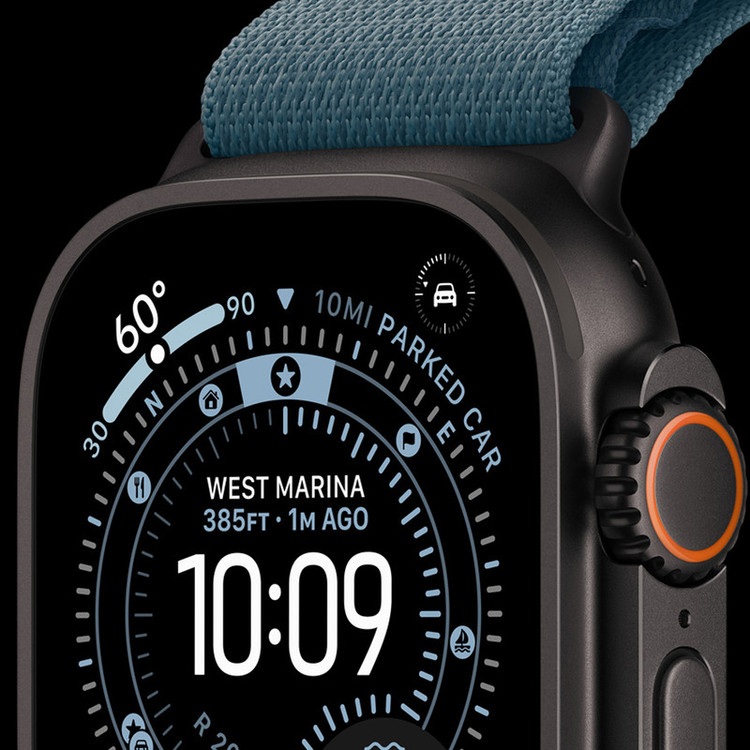 ساعت هوشمند 49 میلی متری اپل مدل Ultra 3 Natural Titanium Case با بند Trail