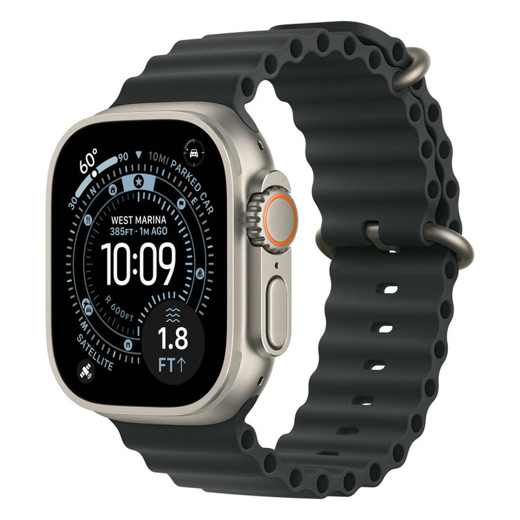 ساعت هوشمند 49 میلی متری اپل مدل Ultra 3 Natural Titanium Case با بند Ocean