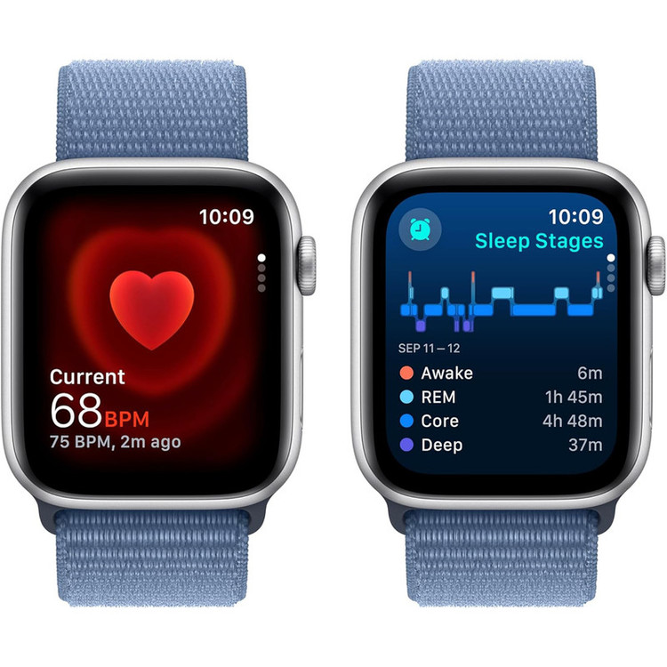 ساعت هوشمند اپل مدل SE Aluminum Case 40mm with Sport Loop Band