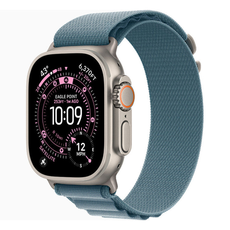 ساعت هوشمند 49 میلی متری اپل مدل Ultra 3 Natural Titanium Case با بند Alpine Loop