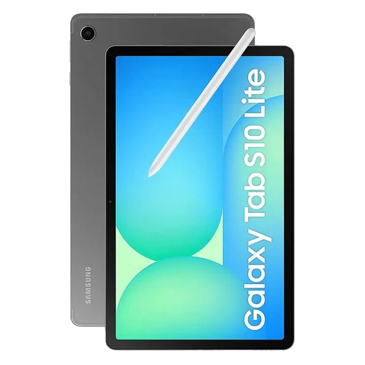 تبلت 10.9 اینچ سامسونگ مدل Galaxy Tab S10 Lite با ظرفیت 256 گیگابایت و رم 8 گیگابایت، قابلیت پشتیبانی از سیم کارت، رزولوشن دوربین اصلی ۸ مگاپیکسل، پشتیبانی از قلم