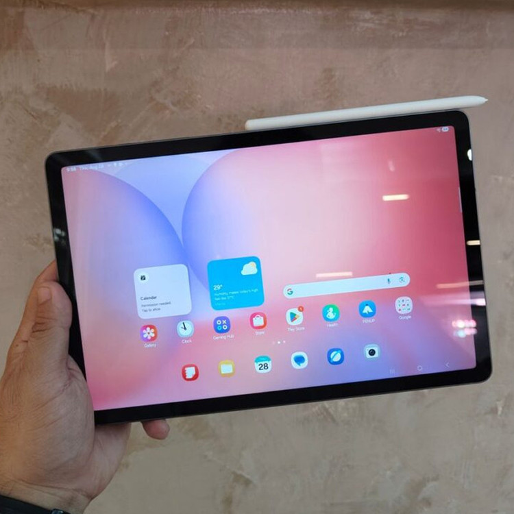 تبلت 10.9 اینچ سامسونگ مدل Galaxy Tab S10 Lite 5G با ظرفیت 128 گیگابایت و رم 6 گیگابایت، قابلیت پشتیبانی از سیم کارت، رزولوشن دوربین اصلی ۸ مگاپیکسل، پشتیبانی از قلم