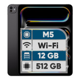 تبلت 13 اینچ اپل مدل IPad Pro 2025 M5 Wi-Fi ظرفیت 512 گیگابایت و رم 12 گیگابایت، رزولوشن دوربین 12 مگاپیکسل، پشتیبانی از قلم و کیبورد