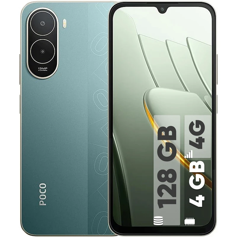 گوشی موبایل شیائومی مدل Poco C81 Pro ظرفیت 128 گیگابایت و رم 4 گیگابایت