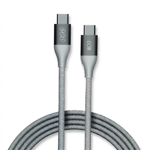 کابل شارژ USB-C کیو سی وای مدل DC21 طول 1.2 متر